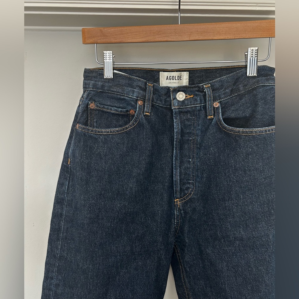 Agolde 90s Pinch Waist Jeans LONG, Pendulum, size 26 TALL - Picture 4 of 6